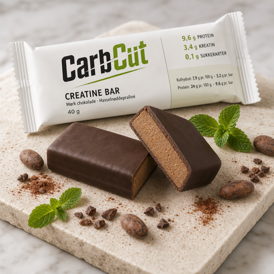 Creatin & Protein bar - Lav på sukker og fedt